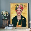 Original Frida Kahlo Inspirational Women Feminist Unique Mexican portrait